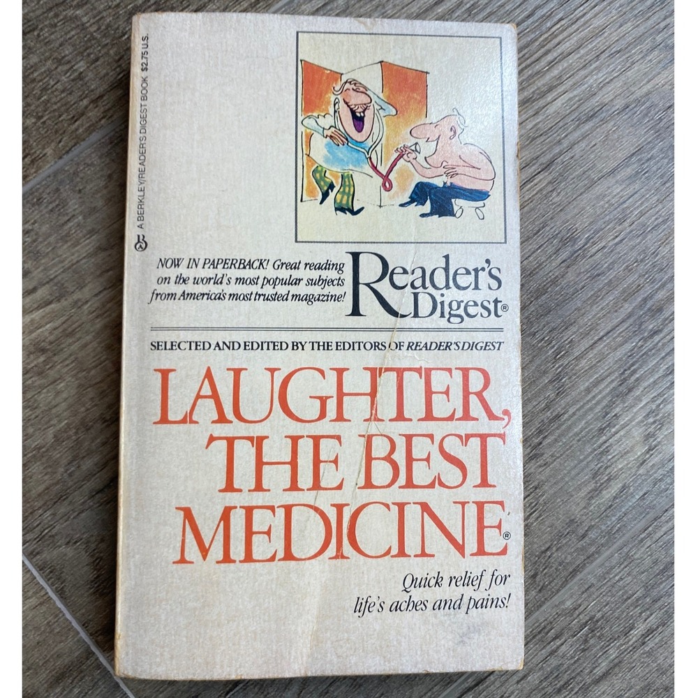 Laughter‎ The Best Medicine Readers Digest Berkley Paperback Vintage Humor Book